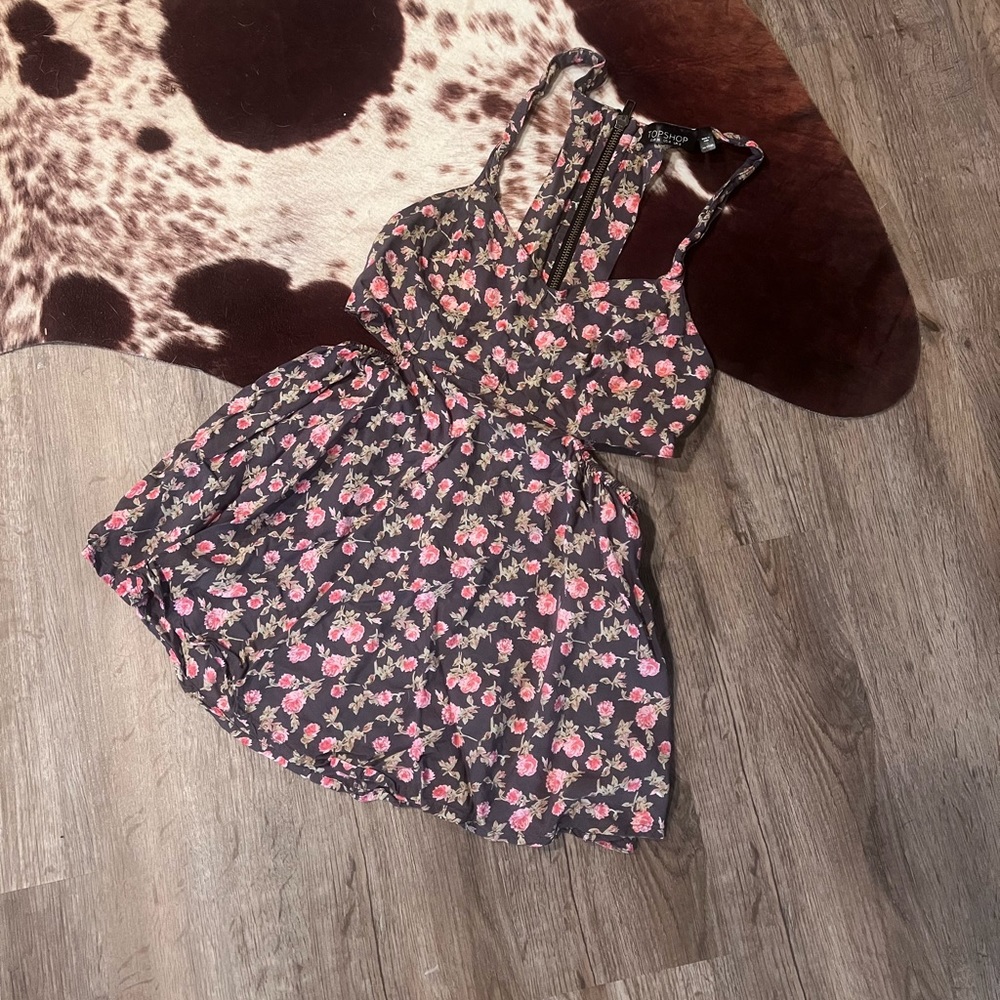 Topshop Cutout Tank Top